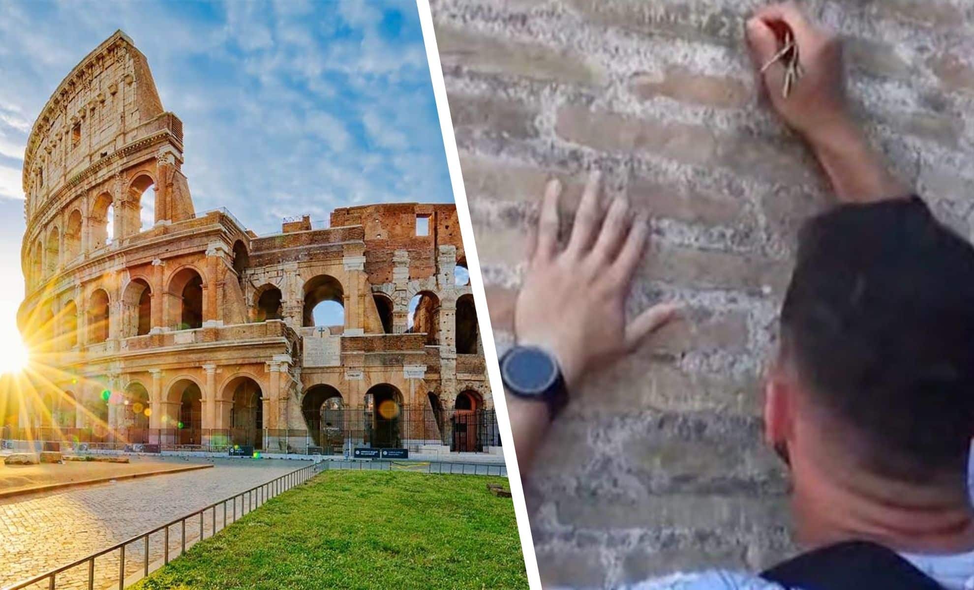 Turista Vandalizza Colosseo Degrado E Reazione Del Ministro Della Cultura